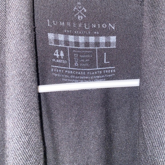 Lumber Union sweatshirt cardigan. - Picture 3 of 5